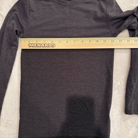 Russell Under Layer Black Long Sleeve Tee Boys Size Medium 8 - Picture 4 of 6